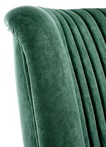 Relaxační křeslo ušák DELGADO — masiv, látka zelená