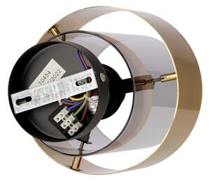 Přisazený lustr SPIEGA 1xE27/60W/230V zlatá/černá