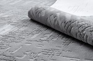 Makro Abra Kusový koberec akrylový DIZAYN 8840 světle šedý Rozměr: 80x300 cm