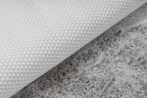 Makro Abra Moderní kusový koberec SHAPE 3148 Hvězda protiskluzový vhodný k praní shaggy šedý Rozměr: 80x80 cm