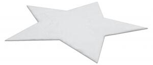 Makro Abra Moderní kusový koberec SHAPE 3148 Hvězda protiskluzový vhodný k praní shaggy slonová kost Rozměr: 80x80 cm