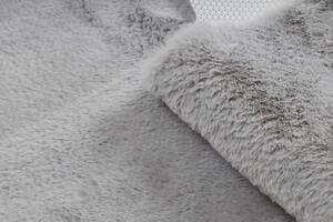 Makro Abra Moderní kusový koberec SHAPE 3148 Hvězda protiskluzový vhodný k praní shaggy šedý Rozměr: 80x80 cm