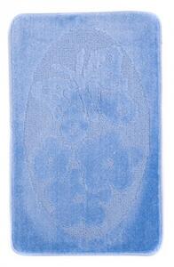 Makro Abra Koupelnová předložka 1125 Motýl (5004) MONO 1PC Modrá Rozměr: 50x80 cm