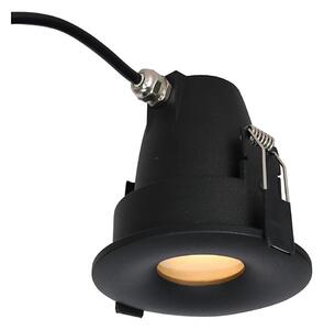 Azzardo AZ5390 -Koupelnové podhledové svítidlo ROMOLO 1xGU10/50W/230V IP65 černá