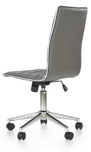 Kancelářská otočná židle TIROL — ekokůže, více barev Bílá