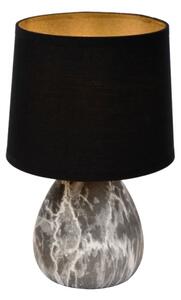 Lucide 47508/81/30 - Stolní lampa MARMO 1xE14/40W/230V černá
