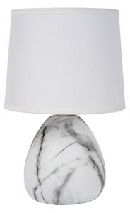 Lucide 47508/81/31 - Stolní lampa MARMO 1xE14/40W/230V bílá