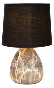 Lucide 47508/81/30 - Stolní lampa MARMO 1xE14/40W/230V černá