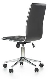 Kancelářská otočná židle TIROL — ekokůže, více barev Šedá