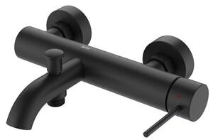 Vanová baterie SAT Aurum bez sprchového setu 150 mm černá matná SATBAUR222C