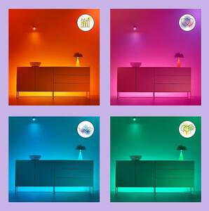WiZ - LED RGB Stmívatelné stropní svítidlo SUPERSLIM LED/22W/230V Wi-Fi černá