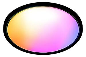 WiZ - LED RGB Stmívatelné stropní svítidlo SUPERSLIM LED/32W/230V Wi-Fi černá
