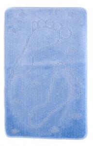 Makro Abra Koupelnová předložka 1001 Stopa (5004) MONO 1PC Modrá Rozměr: 50x80 cm
