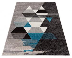 Makro Abra Moderní kusový koberec ELEFANTA 71733/37123 Geometrický šedý modrý Rozměr: 300x400 cm