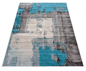 Makro Abra Moderní kusový koberec ELEFANTA 71729/37123 Abstraktní šedý tyrkysový Rozměr: 180x260 cm