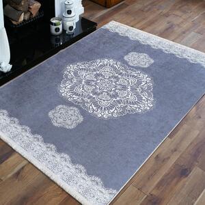 Makro Abra Kusový koberec klasický protiskluzový Horeca 10 šedý Rozměr: 120x180 cm