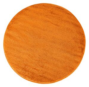 Makro Abra Kulatý koberec jednobarevný Portofino pomerančový Rozměr: průměr 100 cm