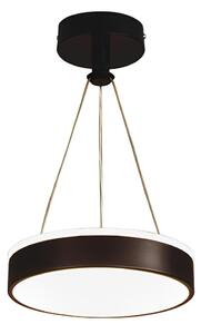 LED Lustr na lanku LED/12W/230V 4000K černá