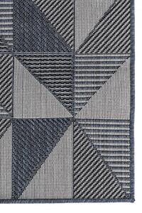 Makro Abra Kusový koberec sisalový TOLEDO 71111/50622 Trojúhelníky šedý Rozměr: 80x150 cm