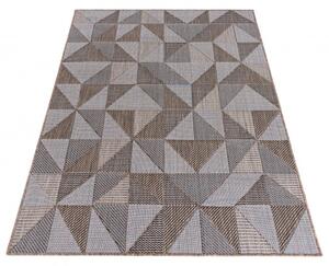 Makro Abra Kusový koberec sisalový TOLEDO 71111/50522 Trojúhelníky béžový Rozměr: 80x150 cm