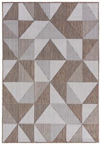 Makro Abra Kusový koberec sisalový TOLEDO 71035/50511 Trojúhelníky béžový Rozměr: 100x200 cm