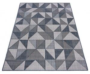 Makro Abra Kusový koberec sisalový TOLEDO 71111/50622 Trojúhelníky šedý Rozměr: 100x200 cm