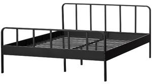 WOOOD Kovová postel MEES 160x200 cm černá 373958-Z