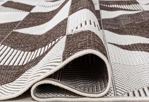 Makro Abra Kusový koberec sisalový TOLEDO 71035/50422 Trojúhelníky krémový Rozměr: 100x200 cm