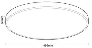 LED Stmívatelné stropní svítidlo s hlasovým ovládáním OPAL LED/48W/230V + DO