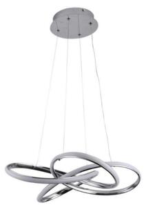 LED Stmívatelný lustr na lanku LED/65W/230V 3000-6500K šedá + dálkové ovládání