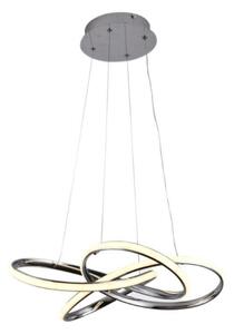 LED Stmívatelný lustr na lanku LED/65W/230V 3000-6500K šedá + dálkové ovládání