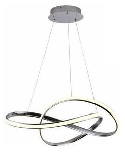 LED Stmívatelný lustr na lanku LED/70W/230V 3000-6500K chrom + dálkové ovládání