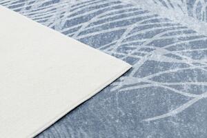 Makro Abra Kusový koberec vhodný k praní ANDRE 1148 Peří protiskluzový modrý Rozměr: 120x170 cm