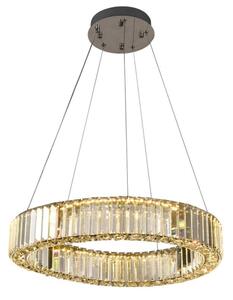 LED Stmívatelný lustr na lanku LED/40W/230V 3000-6500K chrom + dálkové ovládání
