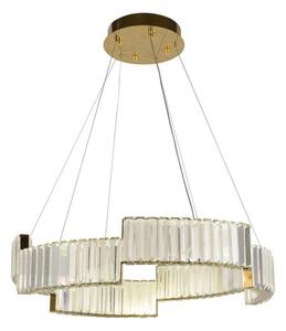 LED Stmívatelný lustr na lanku LED/40W/230V 3000-6500K zlatá + dálkové ovládání