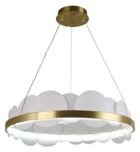 LED Stmívatelný lustr na lanku LED/40W/230V 3000-6500K zlatá + dálkové ovládání