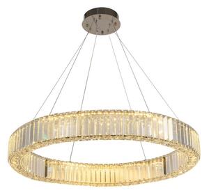 LED Stmívatelný lustr na lanku LED/50W/230V 3000-6500K chrom + dálkové ovládání