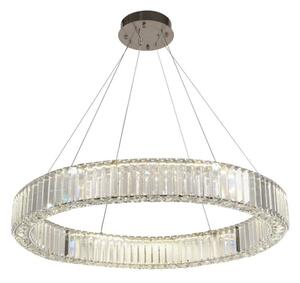 LED Stmívatelný lustr na lanku LED/50W/230V 3000-6500K chrom + dálkové ovládání