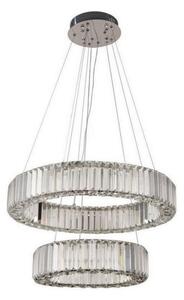LED Stmívatelný lustr na lanku LED/65W/230V 3000-6500K chrom + dálkové ovládání