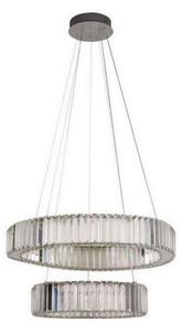 LED Stmívatelný lustr na lanku LED/65W/230V 3000-6500K chrom + dálkové ovládání