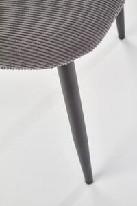 Jídelní židle KORDU – kov, látka, více barev béžová