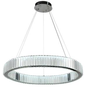 LED Stmívatelný lustr na lanku LED/50W/230V 3000-6500K chrom + dálkové ovládání