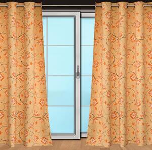 Zatemňovací látka na závěsy - AKCE - Jana žlutá