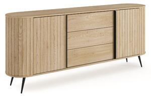 Komoda Luvio 196 cm se zásuvkami - dub cremona
