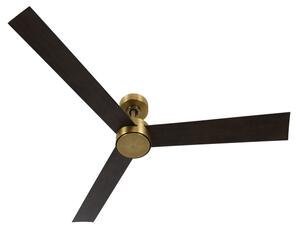 Lucci air 21610549- LED Stmívatelný ventilátor CLIMATE 12W/230V wenge/zlatá + DO