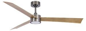 Lucci air 21610449-LED Stmívatelný ventilátor CLIMATE 1xGX53/12W/230Vhnědá/chrom