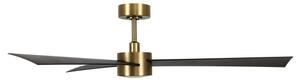 Lucci air 21610549- LED Stmívatelný ventilátor CLIMATE 12W/230V wenge/zlatá + DO