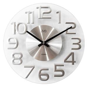 Skleněné, designové hodiny JVD HT098