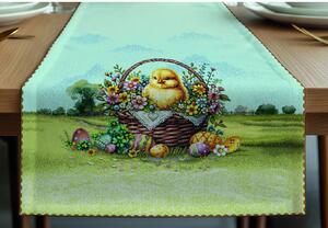 Velikonoční gobelínový běhoun na stůl MI07 Barva Vícebarevná Rozměry 45x140 cm