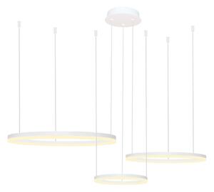 Azzardo AZ4971 - LED Stmívatelný lustr na lanku HALO LED/120W/230V bílá + DO
